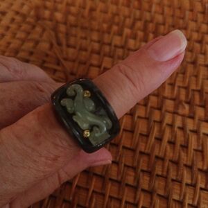 Jade Dragon Ring